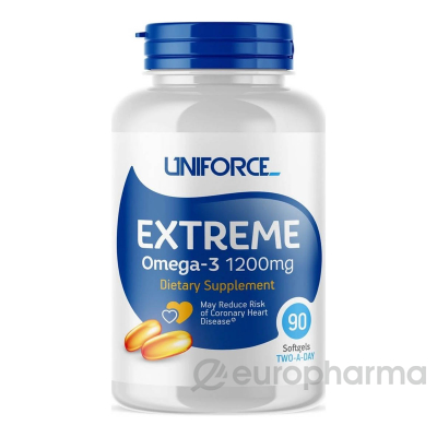 Uniforce Омега-3 Рыбий жир 1000 мг №90 капс /972/