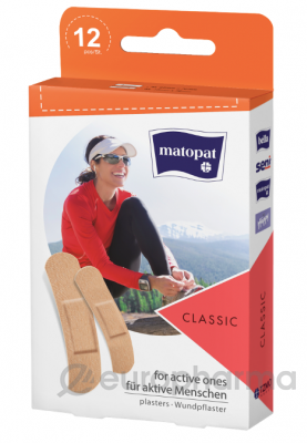 "Matopat" Наборы пластырей Classic по 12 шт.