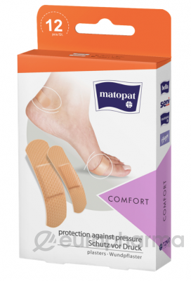 "Matopat" Наборы пластырей Comfort по 12шт.