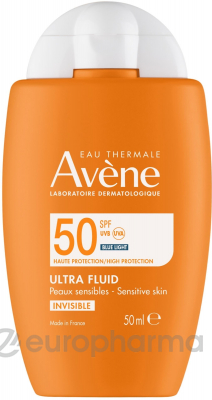 Ультрафлюид солнцезащитный для сияния кожи Avene Radiance SPF50+, 50мл артикул 269226
