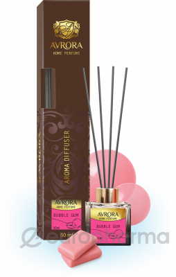 «Avrora Home Perfume»  Аромадиффузор  «BUBBLE GUM» 50 мл