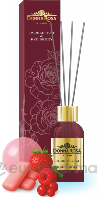 "Donna Rosa" Аромадиффузор "Bubble Gum & Red Berry"