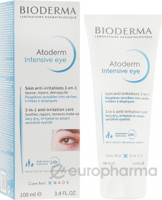 Bioderma ATODERM Интенсив для глаз 100мл