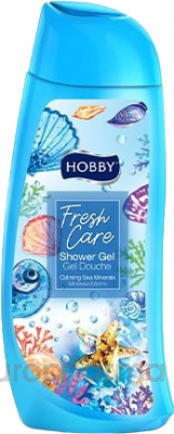 Hobby Гель для душа Успокаивающий с морскими минералами  Fresh Сare