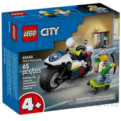 LEGO: Погоня на полицейском мотоцикле City 60455