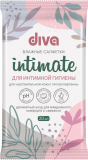 Diva intimate Влажные салфетки для интимной гигиены для чувствительной кожи №20