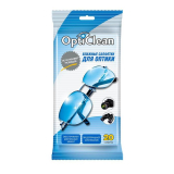 OptiClean Влажные салфетки для оптики №20