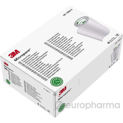 Хирургический пластырь Micropore™ размером 7,6 см х 9,1 м, (1530-3)