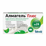 Алмагель Плюс №24 таб. д/расс. мятн.