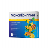 МаксиГриппин® порошок мед-лимон 5 г № 6 саше