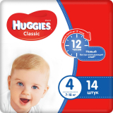 Huggies подгузники Classic Small 4 (7-18 кг) №14