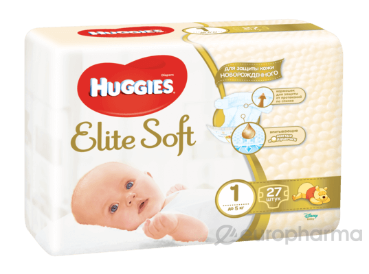 Huggies Подгузники Elite Soft (1) Conv 27x4