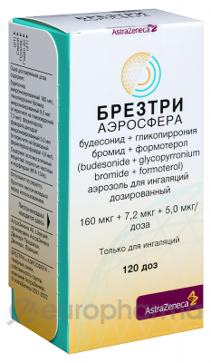 Брезтри ™ Аэросфера 160 мкг/7.2 мкг/5 мкг/доза