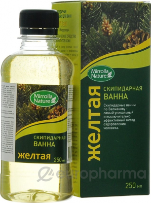 Скипидарная эмульсия д/ванн желтая250мл