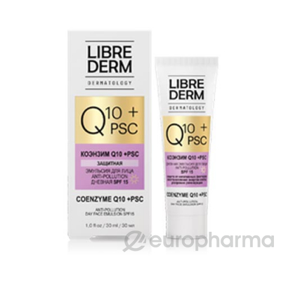 LIBREDERM Q10+Psc эмульсия дневная для лица SPF-15 30 мл LIBREDERM Q10+Psc эмульсия дневная для лица SPF-15 30 мл