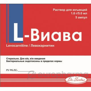 L-Виава 1г/5мл №5 раствор для инъекции L-Виава 1г/5мл №5 раствор для инъекции