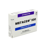 Мегасеф 500 мг № 10 табл п/плён оболоч