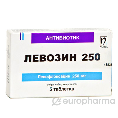 Левозин 250 мг, №5, табл.