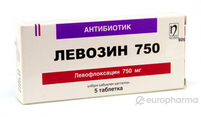 Левозин 750 мг, №5, табл.
