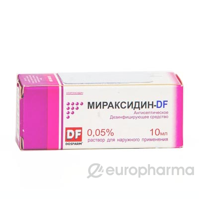 Мираксидин-DF 0,05%, 10 мл, р-р, для мужчин Мираксидин-DF 0,05%, 10 мл, р-р, для мужчин