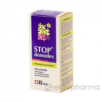 Stop Demodex Гель для век 30 мл Stop Demodex Гель для век 30 мл