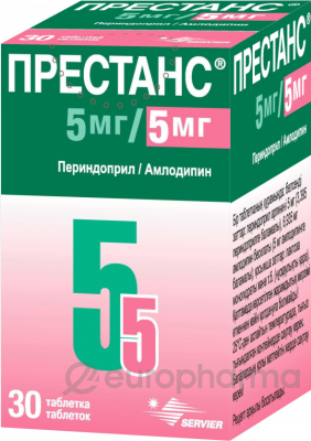 Престанс 5 мг/5 мг № 30 табл.