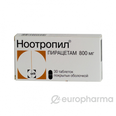 Ноотропил 800 мг, №30, табл. Ноотропил 800 мг, №30, табл.