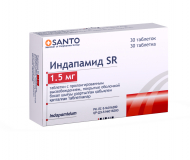 Индапамид SR 1,5 мг, №30, табл.