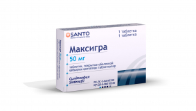 Максигра 50 мг № 1 табл покрытые оболочкой