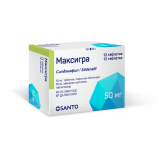 Максигра 50 мг № 1 табл покрытые оболочкой