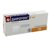 Диротон 5 мг № 28 табл
