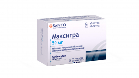 Максигра 50 мг № 12 табл покрытые оболочкой