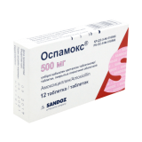 Оспамокс 500 мг № 12 табл п/плён оболоч