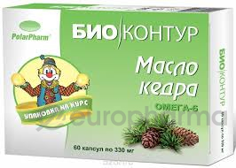 Масло кедровое №60 капс Масло кедровое №60 капс