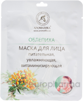 Ароматика биоцеллюлозная маска для лица "Облепиха" 35 гр Ароматика биоцеллюлозная маска для лица "Облепиха" 35 гр