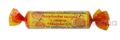 Аскорбиновая кислота с вкусом "Персик" №10 (скрутка) Аскорбиновая кислота с вкусом "Персик" №10 (скрутка)