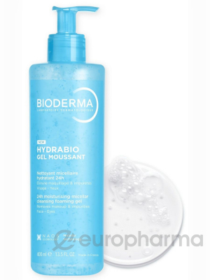 Bioderma HYDRABIO Очищающий гель 400 мл