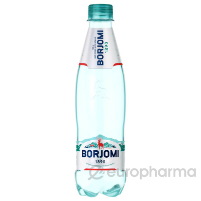 Borjomi вода минеральная пластик 0,5 л