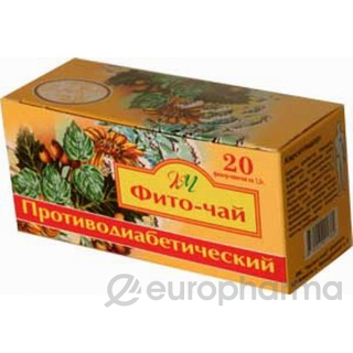 Кызыл май фито чай, Противодиабетический №20