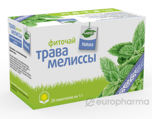 Мелиссы трава 1 гр, №20, фито чай, Planta Natura