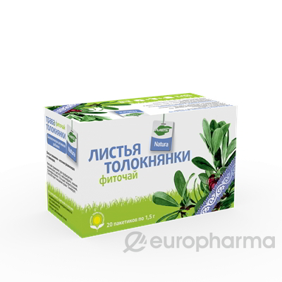 Толокнянка 1,5 гр, №20, фито чай, Planta Natura