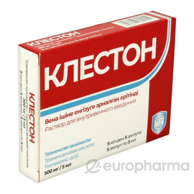 Клестон р-р д/вн.введ. 500мг/5мл, №5