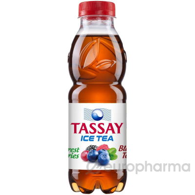 Tassay чай черный Ice tea лесные ягоды 0,5 л