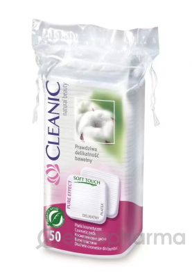 CLEANIC ватные спонжи 50/15 квадратные Помечен на удаление