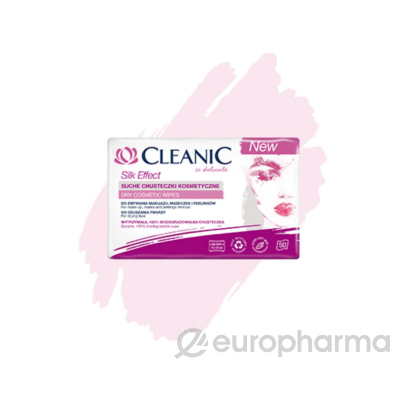 Cleanic Silk Effect Салфетки для снятия макияжа  20 шт