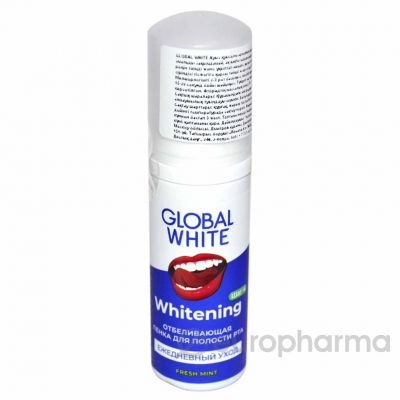 Global White пенка отбеливающая 50 мл