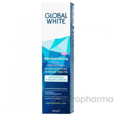 Global White зубная паста реминерализирующая 100 г
