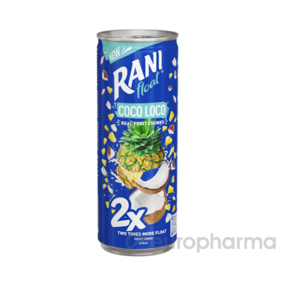 RANI фруктовый напиток без газа с мякотью ананаса и кокоса 240 мл ж/б