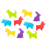 Roxy: Антискользящие мини-коврики ROXY-KIDS Animals для ванны, 10шт. в уп.