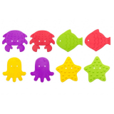 Roxy: Антискользящие мини-коврики ROXY-KIDS для ванны, 8шт. в уп.